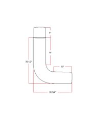 10" Exhaust Elbow - 90°