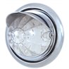 UP39151-Front Bumper Light With 17 Amber LED Dual Function Watermelon Light & Visor For Fl Columbia - Clear Lens