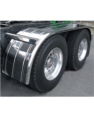 120" Ribbed Full Fender w/ Rolled Edge (35"-54"-31") - 16 Ga. 120" Ribbed Full Fender w/ Rolled Edge (35"-54"-31") - 16 Ga.