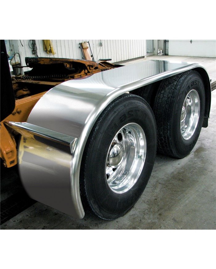 142" Smooth BOSS Full Fender (44"-54"-44") - 14 Ga. (Fits tires with an outer diameter of 41 3/4") 142" Smooth BOSS Full Fender (44"-54"-44") - 14 Ga. (Fits tires with an outer diameter of 41 3/4")