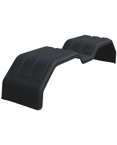 105" Fully Ribbed Double Hump Poly Full Fender (Pair) 105" Fully Ribbed Double Hump Poly Full Fender (Pair)
