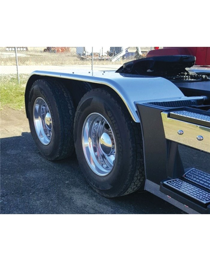 108" Smooth Full Fender with Short Front & Extra Long Back - 16 Ga. 108" Smooth Full Fender with Short Front & Extra Long Back - 16 Ga.