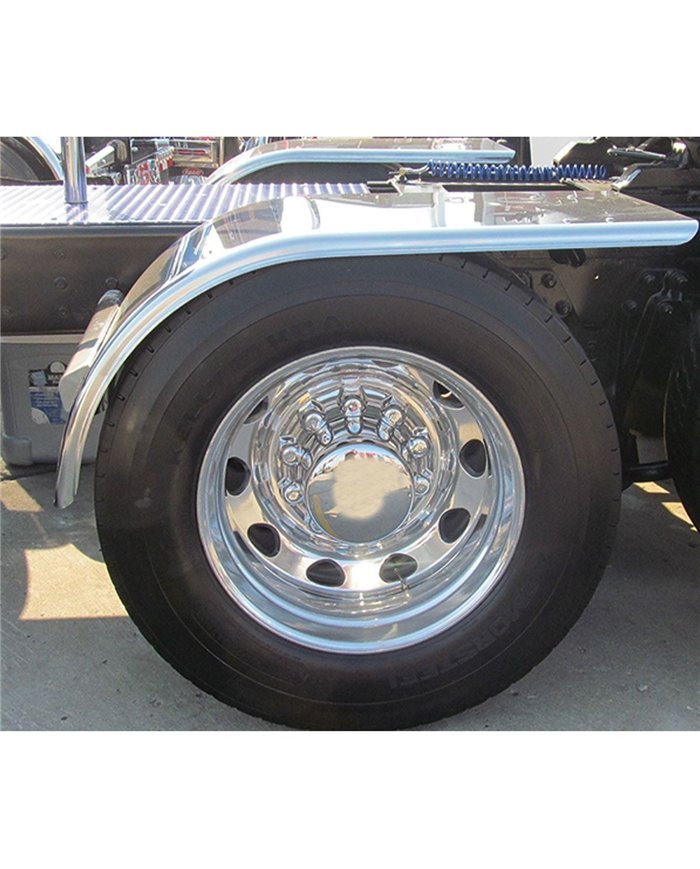 60" Smooth Half Fender w/ Rolled Edge (25"-35") - 16 Ga. 60" Smooth Half Fender w/ Rolled Edge (25"-35") - 16 Ga.