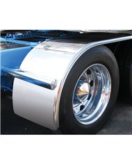 66" Smooth Half Fender w/ Rolled Edge & Flange (25"-41") - 16 Ga. 66" Smooth Half Fender w/ Rolled Edge & Flange (25"-41") - 16 Ga.