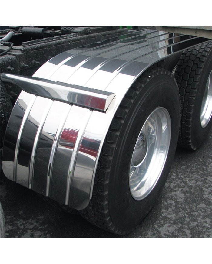 66" Ribbed Half Fender w/ Beaded Edge (31"-35") - 16 Ga. 66" Ribbed Half Fender w/ Beaded Edge (31"-35") - 16 Ga.