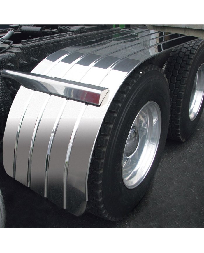 80 Fully Ribbed Half Fender with Beaded Edge (45" - 35") - 16 Ga."