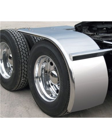 80" Fully Smooth CSM Rollin’ Lo Half Fender (31" - 49") - 14 Ga. (Fits tires with an outer diameter of 46 1/2" or 43 1/2") 80" Fully Smooth CSM Rollin’ Lo Half Fender (31" - 49") - 14 Ga. (Fits tires with an outer diameter of 46 1/2" or 43 1/2")