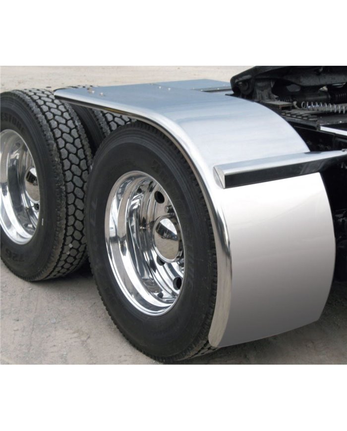 80" Fully Smooth CSM Rollin’ Lo Half Fender (31" - 49") - 14 Ga. (Fits tires with an outer diameter of 46 1/2" or 43 1/2")