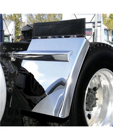 27" Quarter Fender Post Mount Kit with Triangle Mounts - 16 Ga. 27" Quarter Fender Post Mount Kit with Triangle Mounts - 16 Ga.