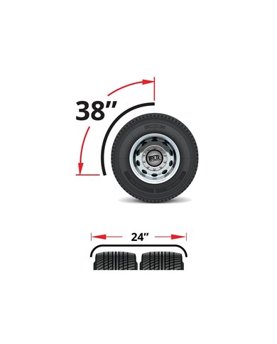 38" 1/4 Fender Post Mount Kit w/ Triangle Mounts - 14 Ga. 38" 1/4 Fender Post Mount Kit w/ Triangle Mounts - 14 Ga.