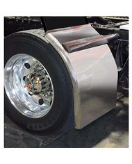 38" Fully Smooth Super Long "Low Rider" Straight Drop Quarter Fender with Rolled Edge - 14 Ga. 38" Fully Smooth Super Long "Low Rider" Straight Drop Quarter Fender with Rolled Edge - 14 Ga.