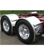 95" Smooth Super Long Single Axle Fender - 14 Ga.
