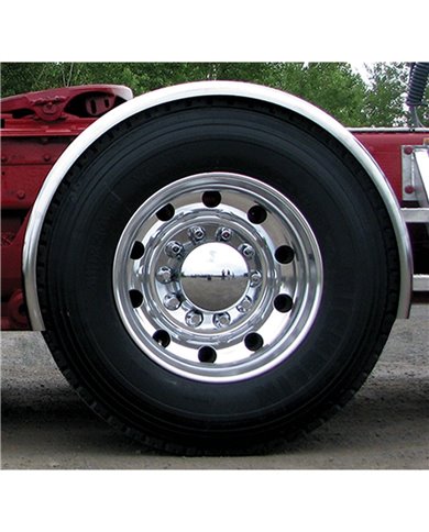 95 Fully Smooth Super Long Single Axle Fender - 16 Ga. - For 22 1/2" Low Profile Tires" 95 Fully Smooth Super Long Single Axle Fender - 16 Ga. - For 22 1/2" Low Profile Tires"