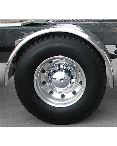 80" Smooth Single Axle Fender w/ Rolled Edge - 14 Ga. 80" Smooth Single Axle Fender w/ Rolled Edge - 14 Ga.