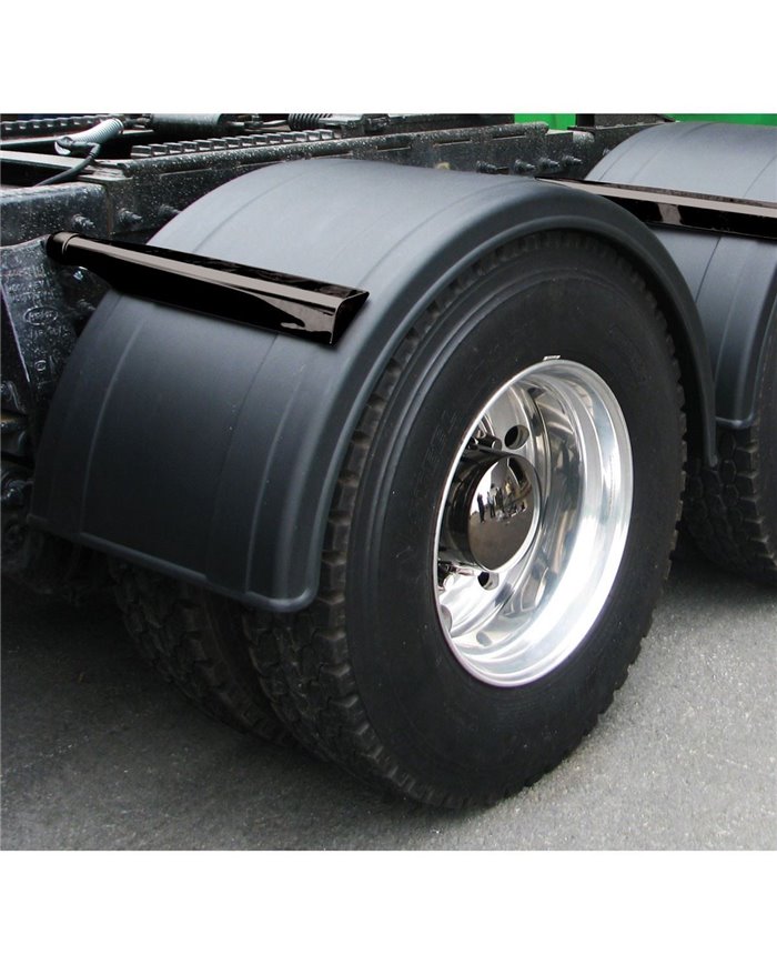 76" Black Poly Single Axle Fender