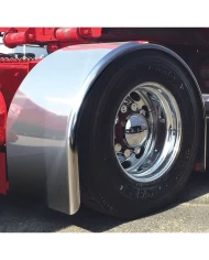 95" Fully Smooth Super Long Single Axle Fender - 14 Ga.