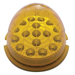 UP39320-17 LED Dual Function Reflector Cab Light - Amber LED/Amber Lens