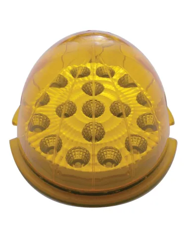 UP39320-17 LED Dual Function Reflector Cab Light - Amber LED/Amber Lens