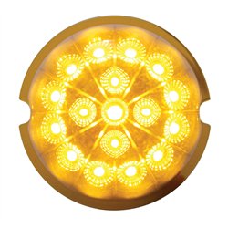 UP39320-17 LED Dual Function Reflector Cab Light - Amber LED/Amber Lens