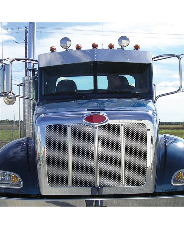 Hoodshield Bug Deflector for Peterbilt 335 - 337 - 340 - 348 Hoodshield Bug Deflector for Peterbilt 335 - 337 - 340 - 348