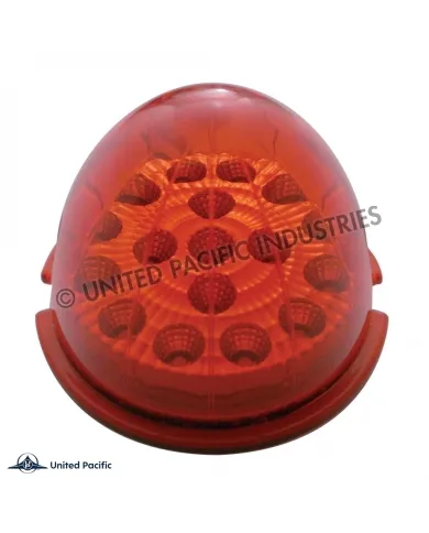 UP39321-17 LED Dual Function Reflector Cab Light - Red LED/Red Lens