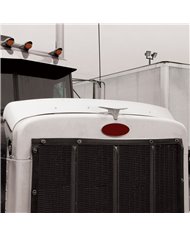 Hoodshield Bug Deflector for Peterbilt 379 Short Hood and Peterbilt 378 Regular Hood Hoodshield Bug Deflector for Peterbilt 379 Short Hood and Peterbilt 378 Regular Hood