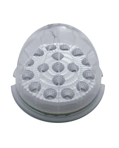 UP39322-17 LED Dual Function Reflector Cab Light - Amber LED/Clear Lens