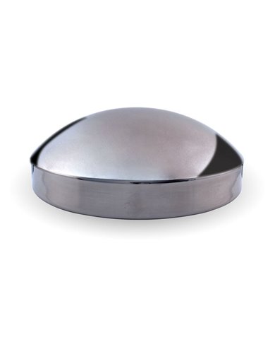 Chrome Metal Rear Hubcap with 8 1/2" Diameter & 3/4" Studs - Fits international 2003+ Chrome Metal Rear Hubcap with 8 1/2" Diameter & 3/4" Studs - Fits international 2003+