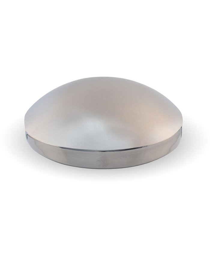 Stainless Steel Rear Hubcap with 8 1/2" Diameter & 3/4" Studs Stainless Steel Rear Hubcap with 8 1/2" Diameter & 3/4" Studs