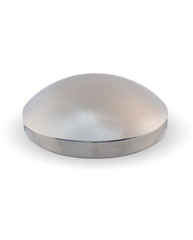 Stainless Rear Hubcap with 8" Diameter & 5/8" Studs Stainless Rear Hubcap with 8" Diameter & 5/8" Studs