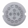 UP39323-17 LED Dual Function Reflector Cab Light - Red LED/Clear Lens