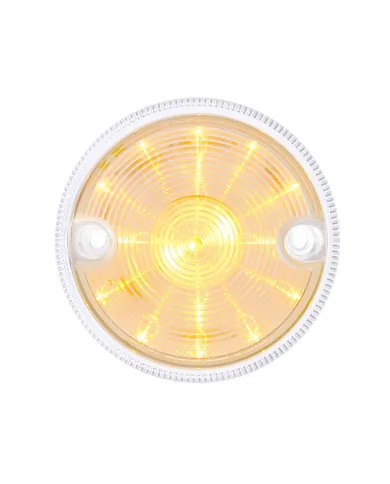 UP39330-15 LED 3" Series 2 Light Only For Double Face Light Housing- Amber LED/Clear Lens