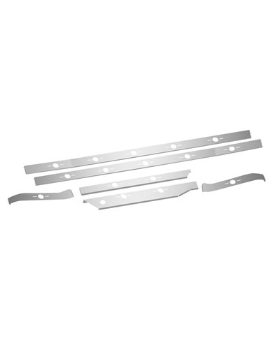 Kenworth T680 Cab, Sleeper & Extension Panel Kit with 16 Slotted Light Holes - With Block Heater Hole (2013+) Kenworth T680 Cab, Sleeper & Extension Panel Kit with 16 Slotted Light Holes - With Block Heater Hole (2013+)