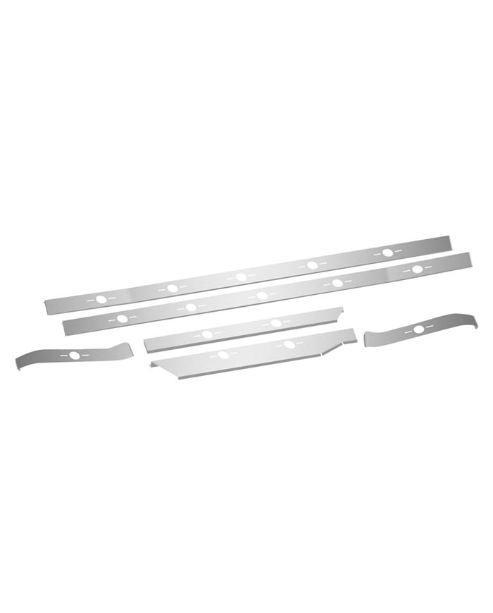 Kenworth T680 Cab, Sleeper & Extension Panel Kit with 16 Slotted Light Holes - No Block Heater Hole (2013+) Kenworth T680 Cab, Sleeper & Extension Panel Kit with 16 Slotted Light Holes - No Block Heater Hole (2013+)