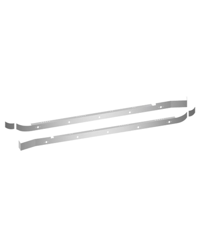 KW Aerocab 72" Sleeper Panel with Ext. & 10 Slotted Light Holes (2007+)