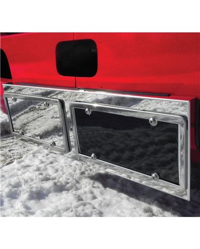 Kenworth T680 Double License Plate Holder (2013+) Kenworth T680 Double License Plate Holder (2013+)