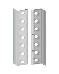 Kenworth W900 15" Premium Flangeless Can Front Air Cleaner Light Bar with 14 Slotted Light Holes (2010+)