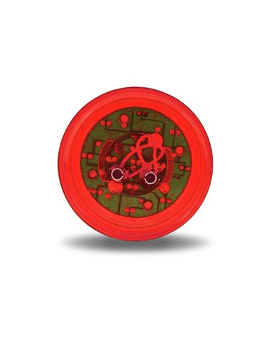 2" Beehive Red LED (9 Diodes)" 2" Beehive Red LED (9 Diodes)"