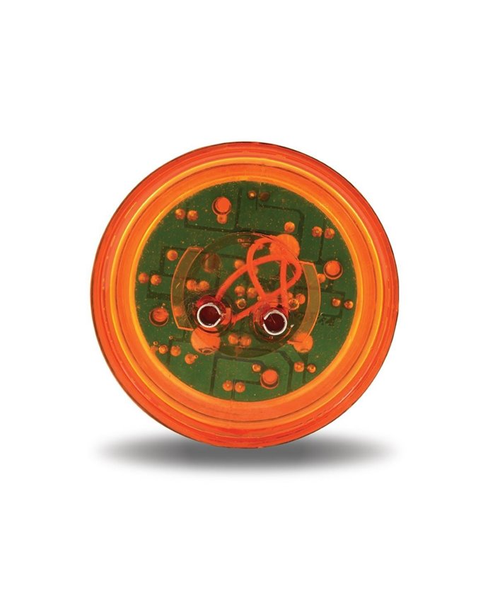 2 1/2" Round Amber LED (13 Diodes) 2 1/2" Round Amber LED (13 Diodes)