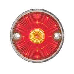 UP39331B-15 LED 3" Series 2 Light For Double Face Light Housing - Red LED/Clear Lens (Bulk)