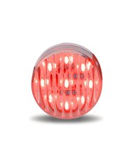 2" Round Clear Ribbed Red LED (9 Diodes) 2" Round Clear Ribbed Red LED (9 Diodes)