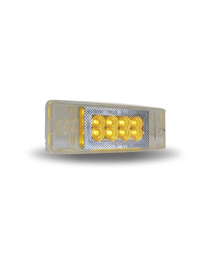 2" X 6" Multi-Directional Clear Amber Trailer LED (24 Diodes)" 2" X 6" Multi-Directional Clear Amber Trailer LED (24 Diodes)"