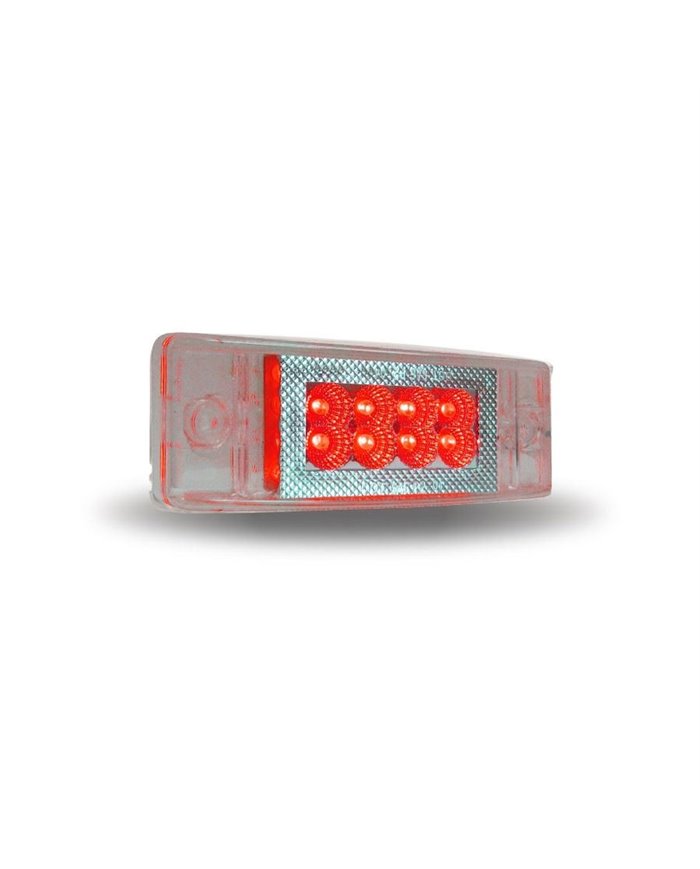 2" X 6" Multi-Directional Clear Red Trailer LED (24 Diodes)" 2" X 6" Multi-Directional Clear Red Trailer LED (24 Diodes)"