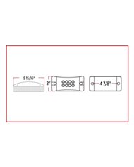 2" X 6" Multi-Directional Clear Red Trailer LED (24 Diodes)" 2" X 6" Multi-Directional Clear Red Trailer LED (24 Diodes)"