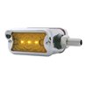UP39365-6 LED Single Function Double Face Light W/Visor - Horizontal Mount - Amber & Red LED/Amber & Red Lens