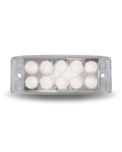 2" X 6" Dual Revolution Trailer LED - Red/White (10 Diodes) 2" X 6" Dual Revolution Trailer LED - Red/White (10 Diodes)
