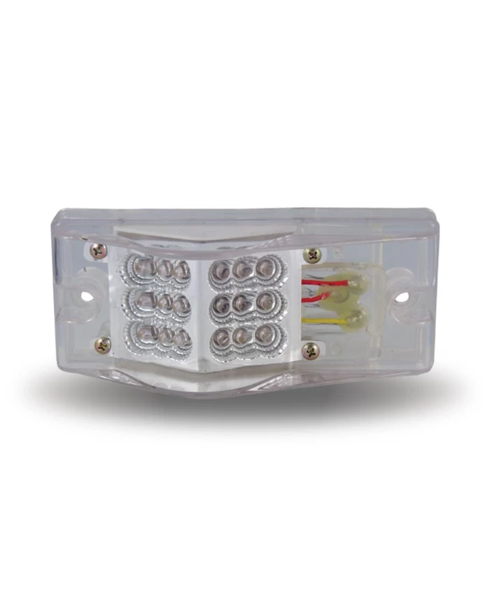 2" X 6" Hump Clear Amber Surface Mount LED (18 Diodes) 2" X 6" Hump Clear Amber Surface Mount LED (18 Diodes)