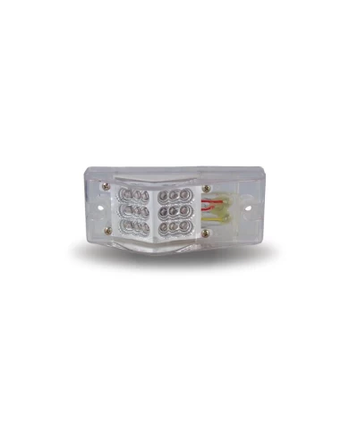 2" X 6" Hump Clear Amber Surface Mount LED (18 Diodes) 2" X 6" Hump Clear Amber Surface Mount LED (18 Diodes)