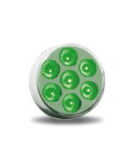 2" Dual Revolution Amber/Green LED (7 Diodes) 2" Dual Revolution Amber/Green LED (7 Diodes)