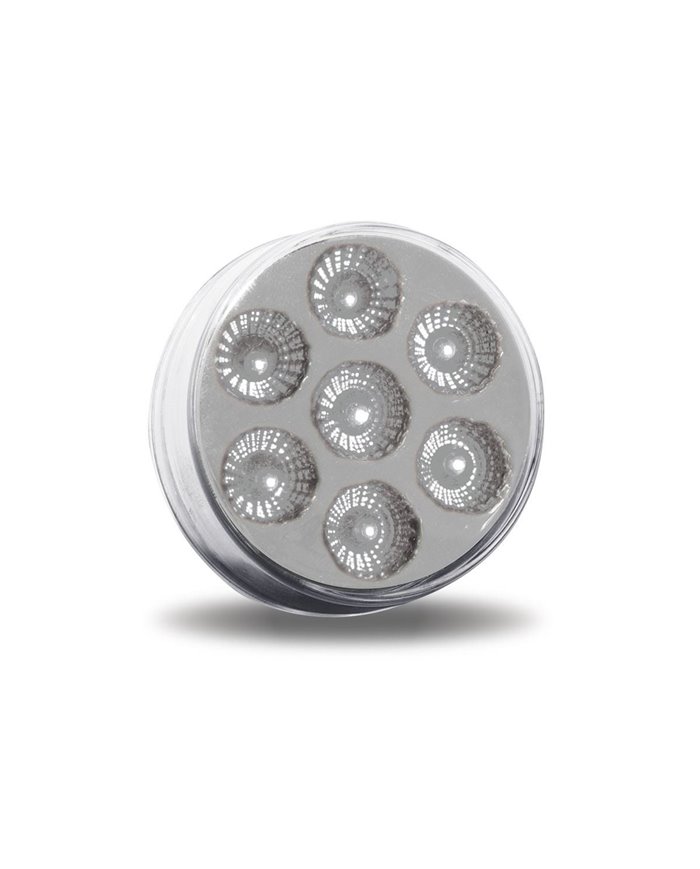 2" Round Clear Amber LED (7 Diodes) 2" Round Clear Amber LED (7 Diodes)